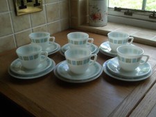 6 x Vintage Matchmaker Pyrex