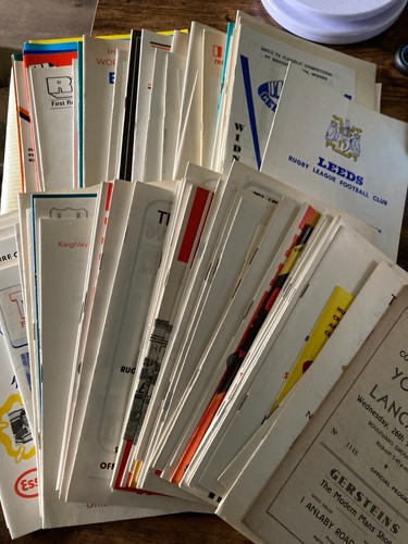 Rugby league programmes - rugby,