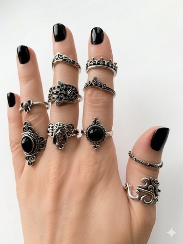 Piece boho punk silver - boho,