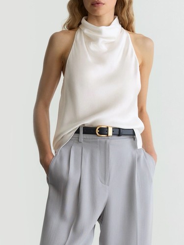 Reiss ivory kora 100 silk - reiss,