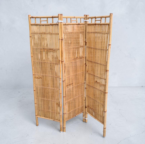 Vintage bamboo room divider - vintage,