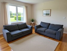 Next grey 2x3 seater sofas