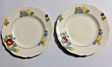Vintage 2 x Royal Doulton Minden side plates D5334