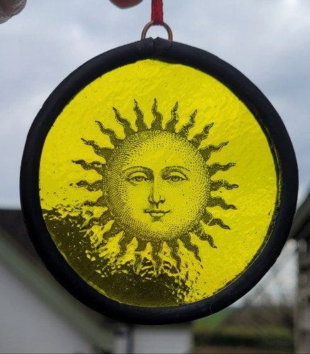 Stained glass sun - stained,