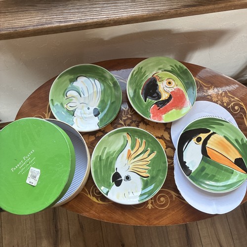 Pottery barn parrot plates - barn,