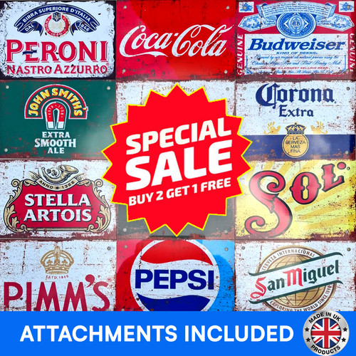 Man cave metal signs - metal, shed