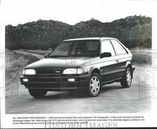 1989 Press Photo Mazda 323 GTX