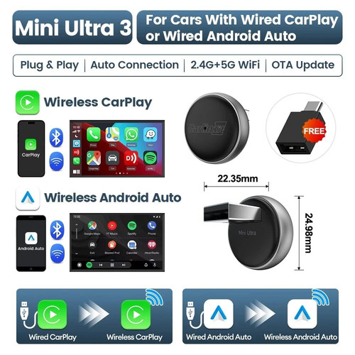 Carlinkit mini ultra - 3, carplay