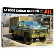 AK Interactive 35031 M1008 Troop Carrier w/Tarp 1:35 Model Kit