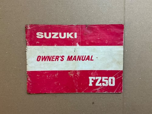 Rare genuine suzuki owners - suzuki,