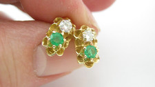 14ct Gold Emerald & Diamond