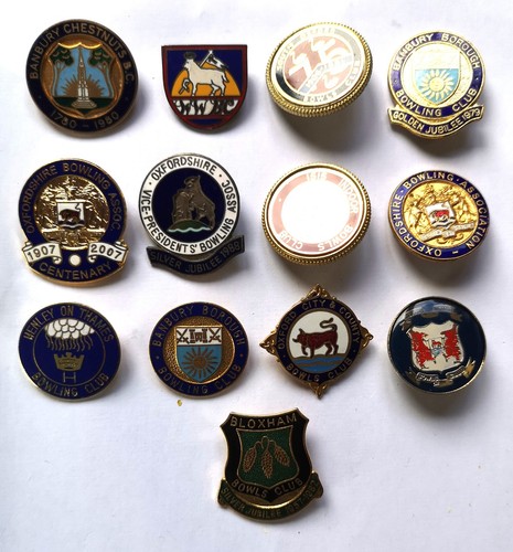 Bowling club badges - club,