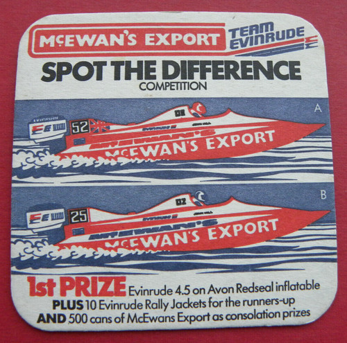 Mcewans beer mat - beer,