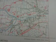 WW1 British TRENCH MAP