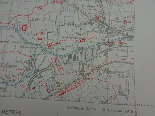 Ww1 british trench - british, map