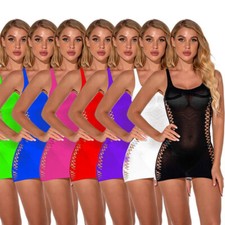 Mini Dress Fishnet Lingerie