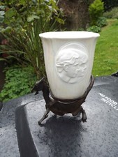 1981 Charles & Diana Albany China vase on bronze dragon sculpture base Stunning