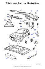 Jaguar Genuine Bonnet Stop