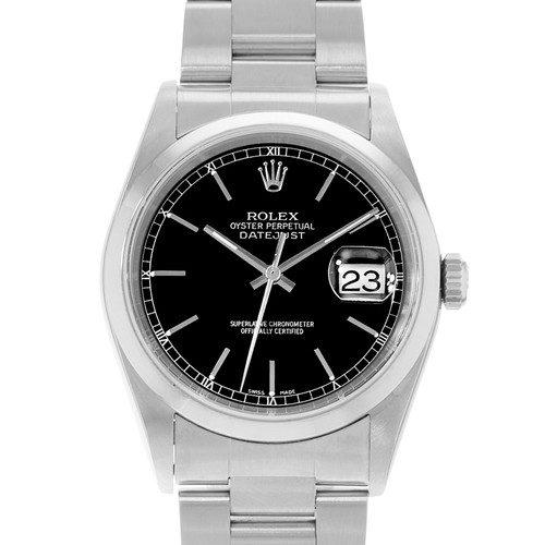 Rolex datejust 16200 black - rolex,