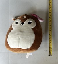 Squishmallow 8” Dawn the Fawn Kellytoy Fawn Deer Animal Soft Plush Toy
