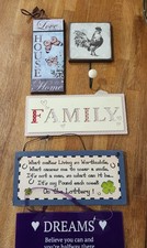 5x Shabby Chic Home Decor Wall