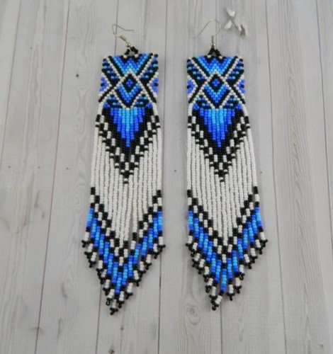 Tribal earrings native - native, large