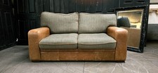 HARRIS TWEED 2 SEATER LEATHER