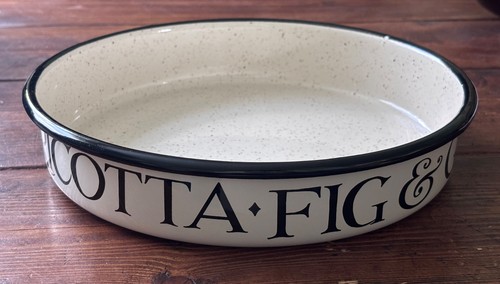 Emma bridgewater enamel pie - bridgewater,