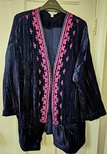 💙MONSOON Velvet  Jacket