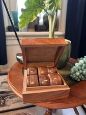 Vintage Wooden Napkin Rings In