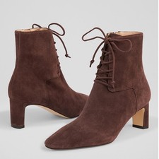 LK Bennett Lace Up Chocolate