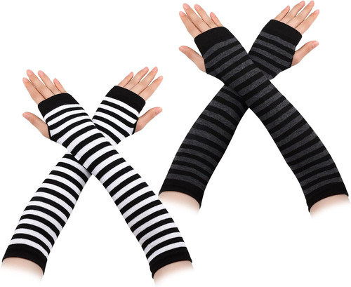 Pairs striped arm warmers - 2,