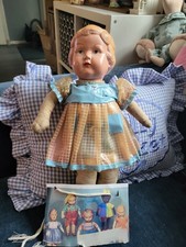 1945 Palitoy Playthings Vintage Old Doll