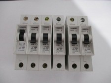 SIEMENS 5SX21 B6 B10 B16 B20 B32 B40 B50 6KA SINGLE POLE MCB CIRCUIT BREAKERS