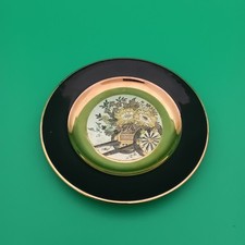 Imperial Chokin Yoshinobu Hara Collector's Plate Fall Vintage Japanese 6709