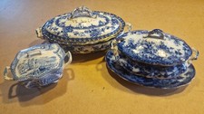 Antique Blue/White