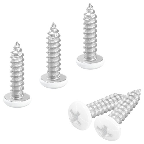 100 pcs white head - white,