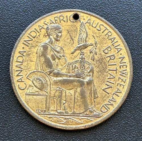 George coronation medal - george,