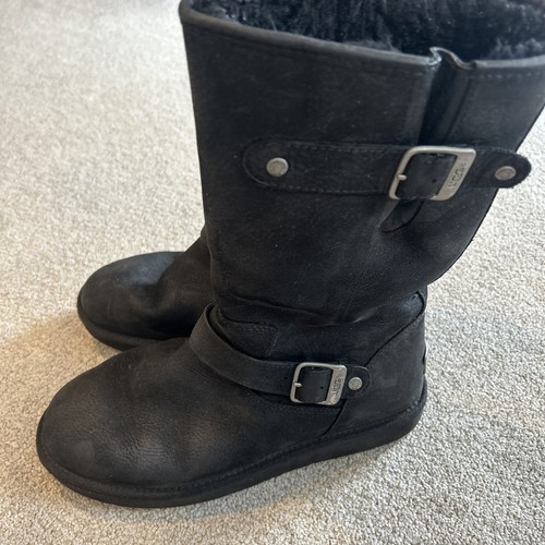 Ugg sutter moto black brushed - ugg,