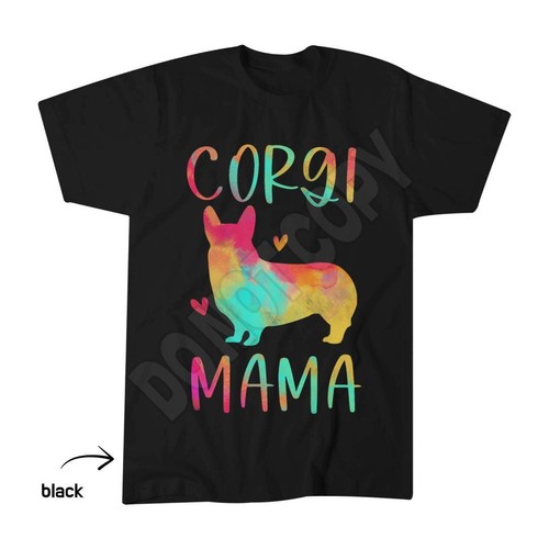 Corgi mama colorful welsh - mama,