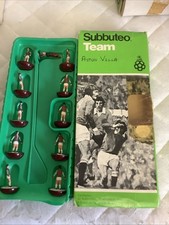 Subbuteo Ref 333 Aston Villa LW Lightweight Team Vintage With Replacement Goaly