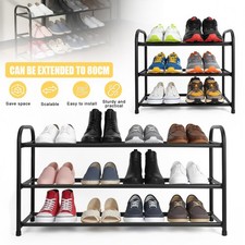 Expandable shoe rack - shoe, 3-tier