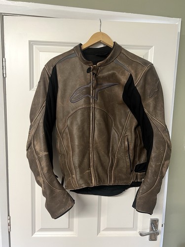 Alpinestars brown leather - alpinestars,