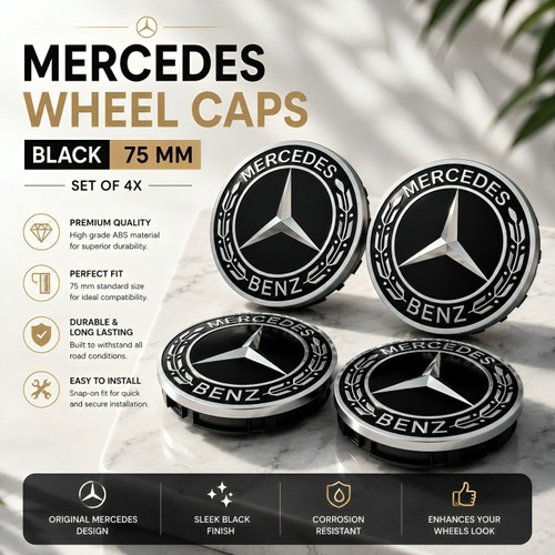 Black mercedes benz 75mm - mercedes,