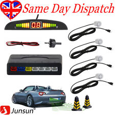 Parking Sensors Car Auto Reverse Backup Rear Radar Display LED Alert System Kit
