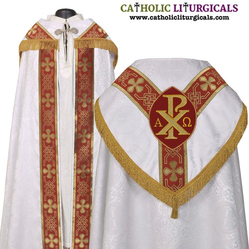 New white cope stole - new,