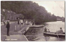 Whitby Yorkshire Ruswarp Rowing Boat River Esk - 1910 Postcard R20
