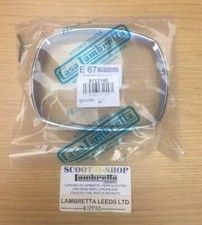 CASA LAMBRETTA GP - DL  CHROME HEADLIGHT RIM. E67 - NEW