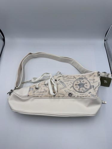 Oversized canvas sneaker purse - sneaker,