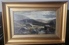 John Falconer Slater (1857–1937)  Highland Scene  Unsigned Scottish Oil Painting
